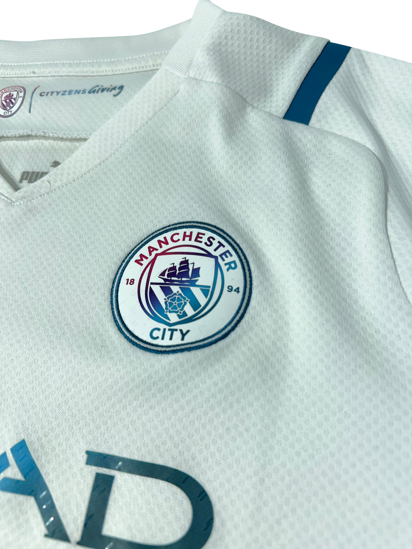 Manchester City 2021/22 Udebanetrøje (Børn) – Str. 152 / 11–12 år