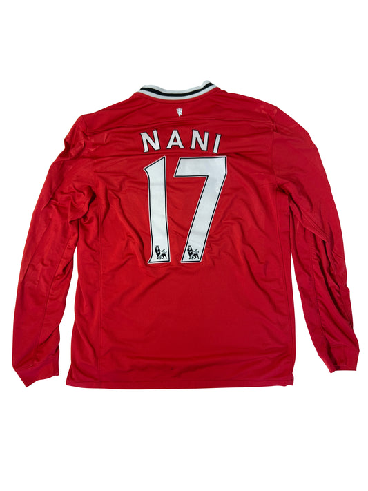 Nani Manchester United 2011/12 Hjemmetrøje (Langærmet) – Str. L