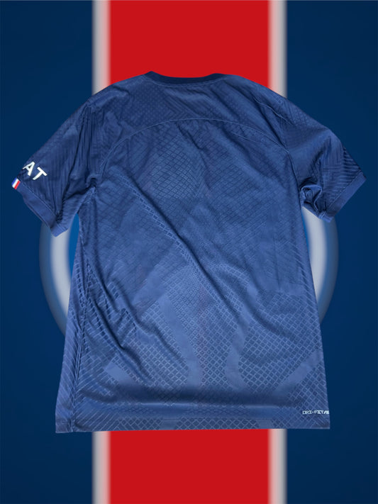 Paris Saint-Germain 2022-23 Hjemmetrøje Player Version Str. L (Ligue 1 Patch)
