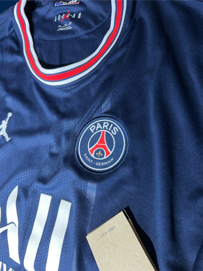 Neymar Paris Saint-Germain 2021-22 Hjemmebanetrøje Str. XXL (Ligue 1 Patch)