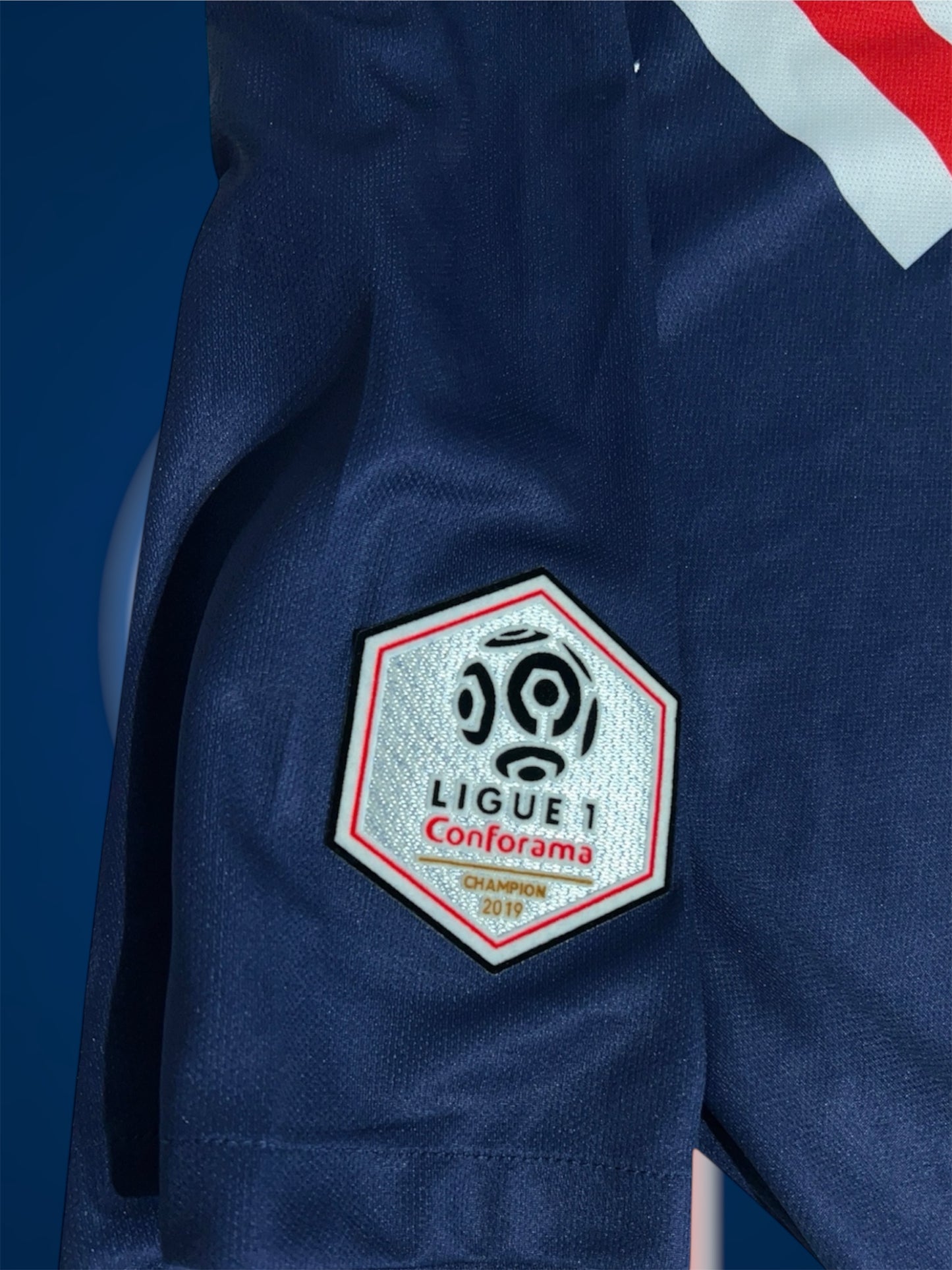 Marquinhos Paris Saint-Germain 2019-20 Hjemmetrøje – Str. M (Ligue 1 Patch)