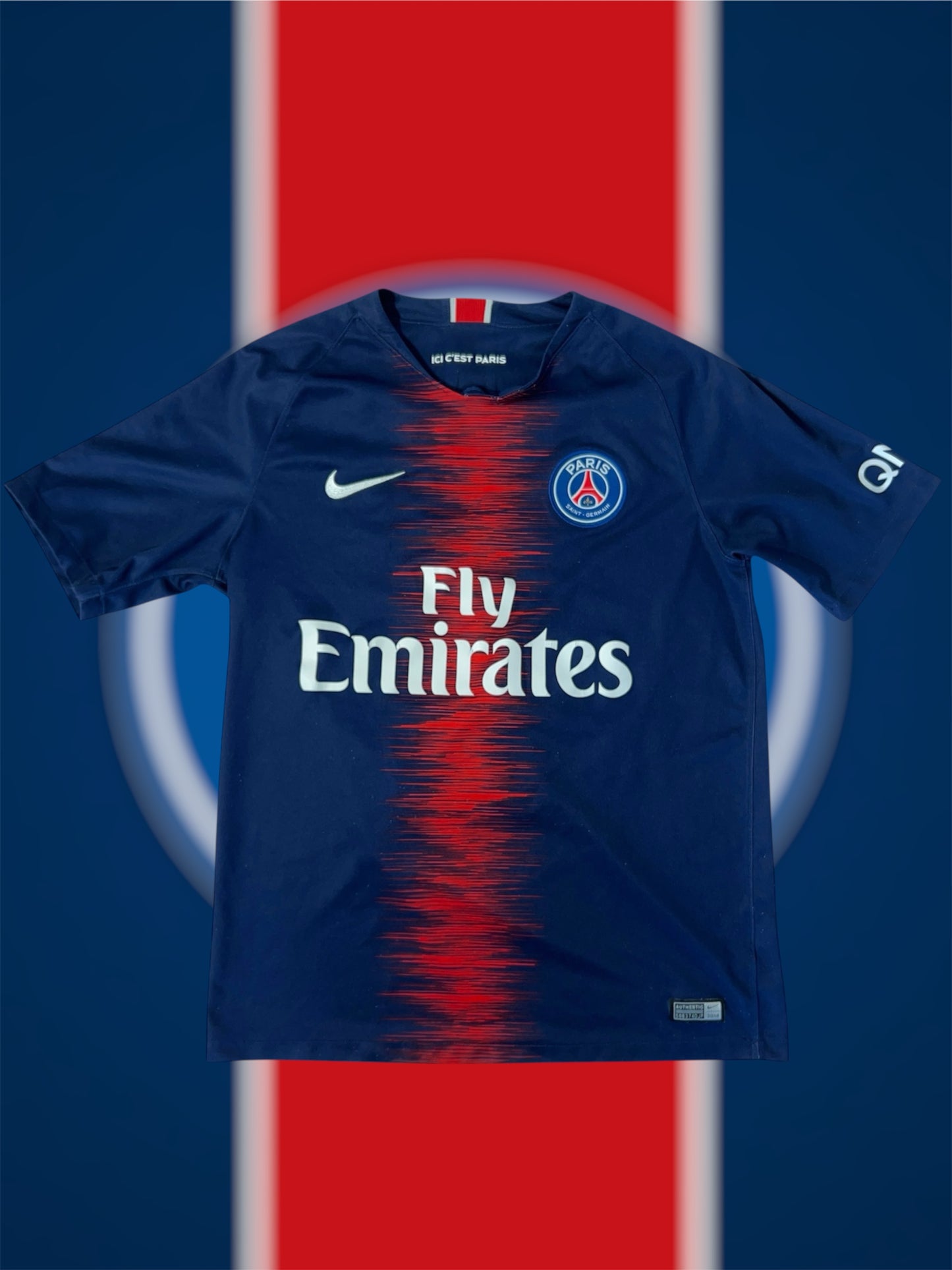 Mbappé Paris Saint-Germain 2018/19 Hjemmetrøje – Str. M