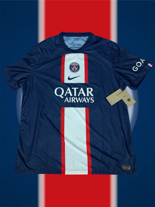 Nuno Mendes Paris Saint-Germain 2022-23 Hjemmetrøje Player Version (Ligue 1 Patch)