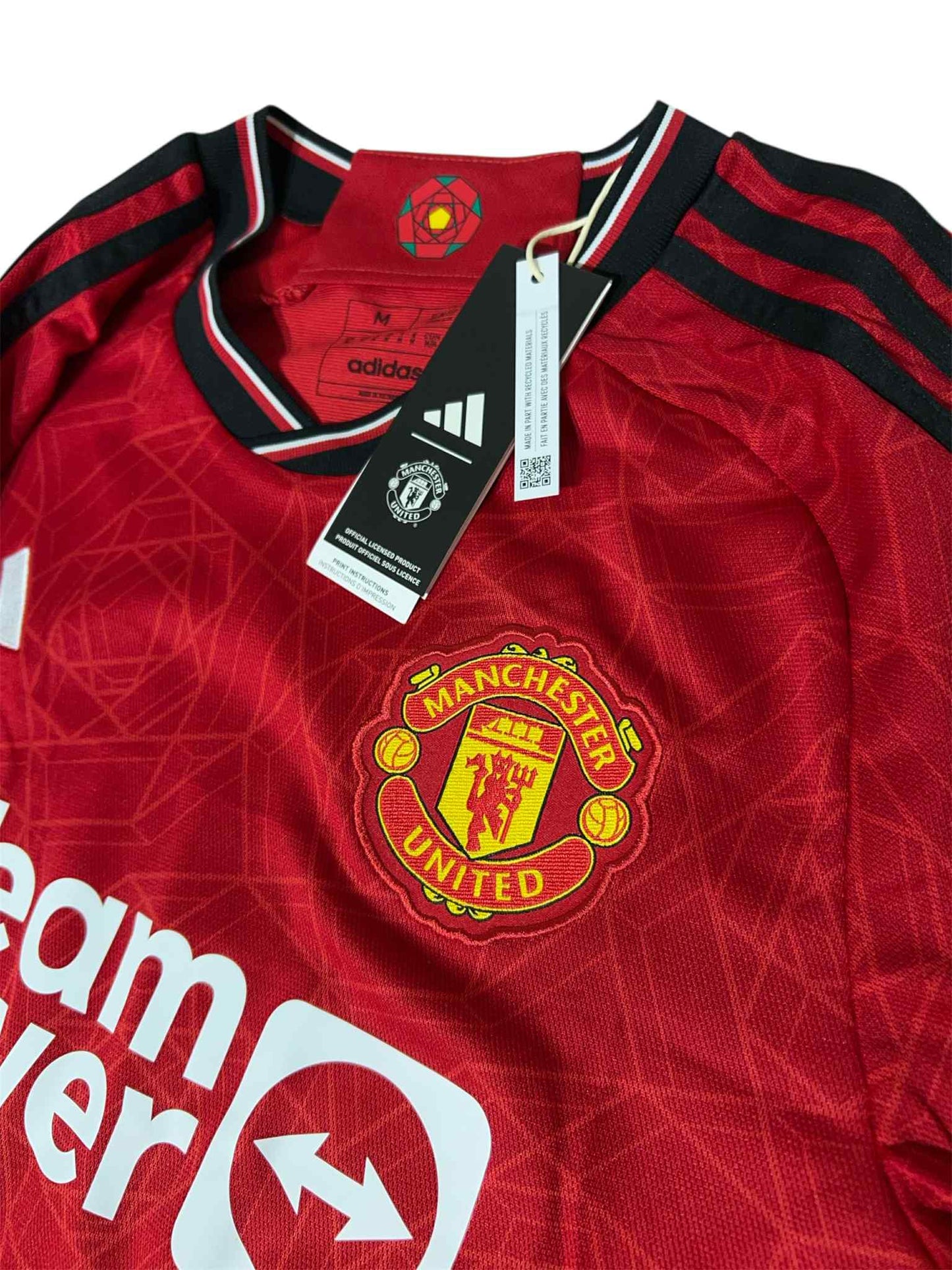 Raphaël Varane Manchester United 2023-24 Hjemmebanetrøje str. M