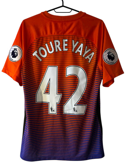 Yaya Toure Manchester City 2016/17 Tredjetrøje – Str. M